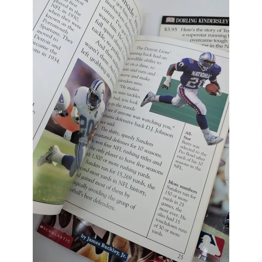 SPORTS LOT 5!🏀DK Early Readers Books Level 4 Boys Homeschool Basketball NFL MLB